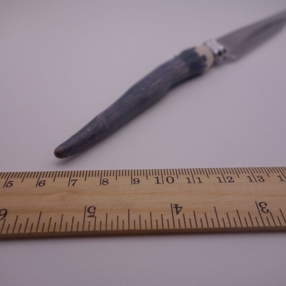 Set of Four(4) Sheffield Made England Stainless Steel Bone Handle Steak Knives - Picture 9 of 13